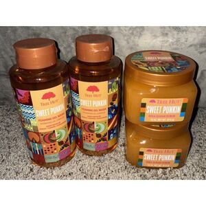 2 Tree Hut Sweet Punkin‎ Foaming Gel Wash & Shea Sugar Body Scrub Sets